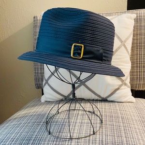 Dark Blue Vintage Fedora
